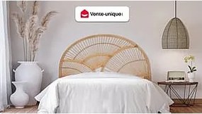 Zagłówek EFELA, 160 cm – ratan – kolor naturalny