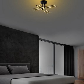 Czarna lampa sufitowa LED Exhaust – Opviq lights