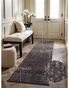 Brązowy chodnik 80x250 cm Prisma – Elle Decoration