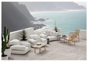Beżowa sofa rozkładana odpowiednia na zewnątrz Karup Design OUT™ Hippo Beige