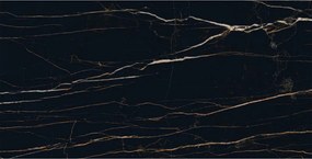 Mexen Flamingo Black gres szkliwiony rekt. G1, płytka podłogowo-ścienna 120 x 60 cm, wysoki połysk - TL215-120-060-00