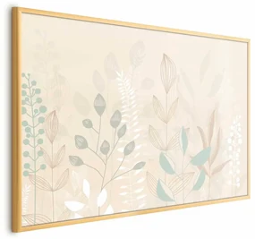 Plakat Pastelowa polana 30x21 cm z ramą złotą bez marginesu ARTGEIST B