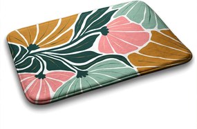 Dywanik łazienkowy Dywanik łazienkowy Kwiaty Geometryczny