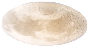 Lampa sufitowa biała z LED i ściemniaczem z pilotem - Mane