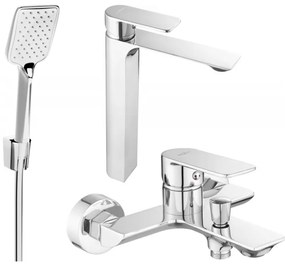 Mexen Alexa R62 zestaw wannowy, chrom - 71213R62-00