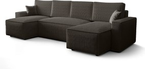 BEDANTE Narożnik AMBRO U Poso 22 z funkcją spania i pojemnikiem, kształt U, rozkładana sofa