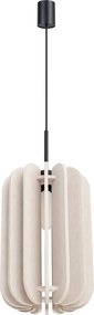 Beżowa wisząca lampa z filcu T7-E88