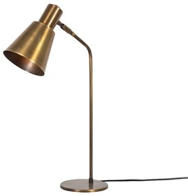 Lampa stołowa w kolorze brązu z metalowym kloszem (wysokość 50 cm) Sivani – Opviq lights