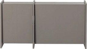 Szara szafka pod TV w dekorze jesionu 102x53x44 cm Brock – WOOOD