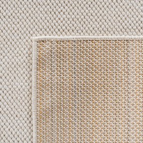 Dywan nowoczesny Helix jednobarwny kremowy 60 cm x 110 cm