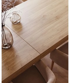 Rozkładany stół z dodatkowym blatem w dekorze dębu 100x200 cm Briva – Kave Home