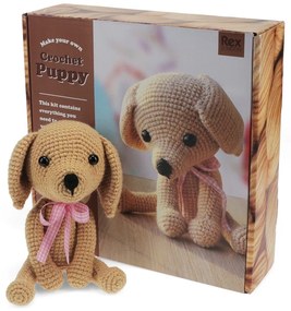 Zestaw kreatywny DIY Crochet Puppy – Rex London