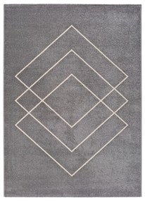 Dywan w srebrnym kolorze Universal Breda, 110x57 cm