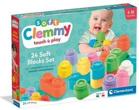 Clemmy Baby Miękkie klocki, 24 szt.