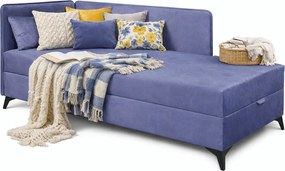 Niebieski tapczan z pojemnikiem B9-T67