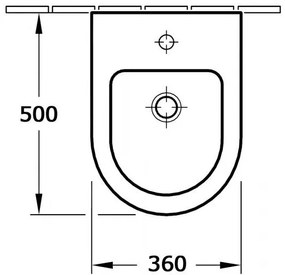 Bidet ścienny BH101