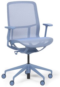 Krzesło biurowe ELVI, niebieski