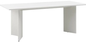 Jasnoszary stół 90x200 cm Palma – Unique Furniture