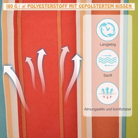 Outsunny Fotel Wiszący z Poduszką Komfortowy i Przenośny Idealny do Relaksu w Ogrodzie | Aosom PL