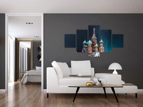Obraz budowy w Rosji (125x70 cm)