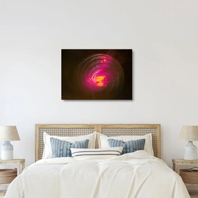 Obraz na szkle - abstrakcja spiralna (70x50 cm)