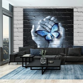Fototapeta - Motyl na ścianie (196x136 cm)