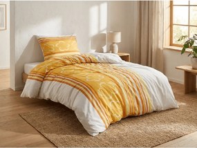 PrzytulneMieszkanie.pl PrzytulneMieszkanie.pl Bawełniana pościel KELOPA pomarańczowa Rozmiar pościeli: 70 x 90 cm | 140 x 200 cm