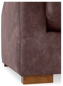 Ciemnobrązowa sofa 175 cm Comfy – Scandic