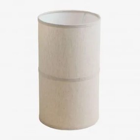 Abażur Z Bawełny Pochodzącej Z Olinda Gardenia Biel & Ø20 Cm - Sklum