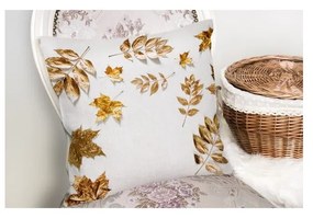 Poszewka na poduszkę Minimalist Cushion Covers Golden Leaves, 42x42 cm