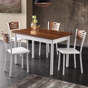 Stół do jadalni Polo Walnut White