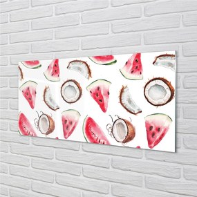 Panel szklany do Kuchni Duet Kokosa i Arbuza