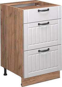 Szafka dolna do kuchni biały domek wiejski 50x60x82 fame-line