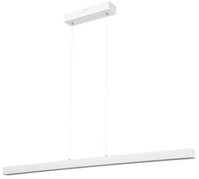 Biała lampa wisząca LED 115cm z drewna jesionowego L115KB-4K-WEIß wymi