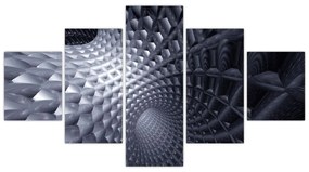 Obraz - Abstrakcja 3D (125x70 cm)