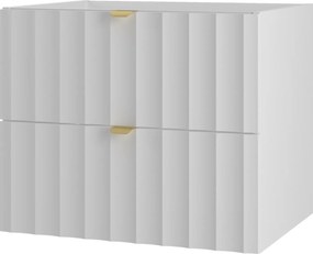 Szafka pod umywalkę wpuszczaną Arcos 06, biały mat, 60 cm