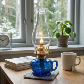 Brilagi - Lampa naftowa MERLIN niebieska
