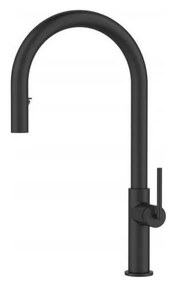 ALVEUS 1150895 - Bateria kuchenna z wyciąganą wylewką ORION 44,2 cm czarny