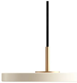 Biała lampa wisząca LED z metalowym kloszem ø 15 cm Asteria Micro – UMAGE