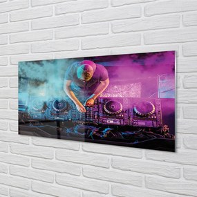 Szklany Panel Konsol DJ kolorowe światła