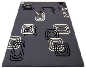 Dywan  nowoczesny Kwadraty szary 140 cm x 200 cm