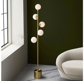 Endon 106756 - Lampa podłogowa OTIS 5xG9/3W/230V złota/biała