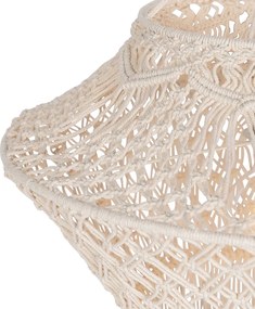 Abażur makramowy naturalny 90 cm