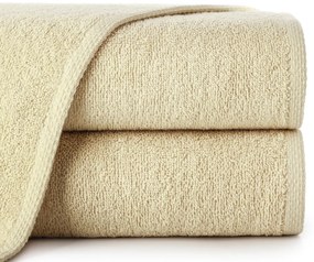 Ręcznik bawełniany 70x140 gładki Classic jednokolorowy beżowy
