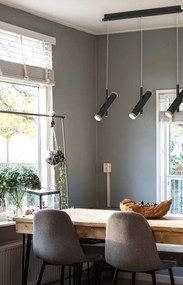 Loftowa lampa wisząca z trzema kloszami Lunette No.4