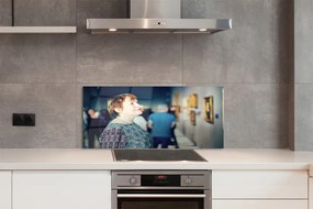 Szklany Panel Grupa Ludzi