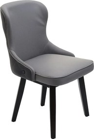 Krzesło do jadalni MCW-M60 (zestaw 6 sztuk),  ciemnoszary-jasnoszary