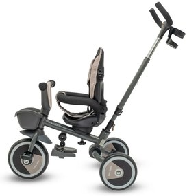 Baby Mix Dziecięcy rowerek trójkołowy 5w1 Relax 365°, beżowy