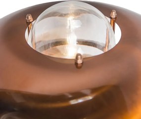 Zewnętrzna lampa ścienna w stylu vintage miedziana IP44 - Prato