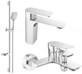 Mexen Alexa DS62 zestaw wannowy, chrom - 71203DS62-00